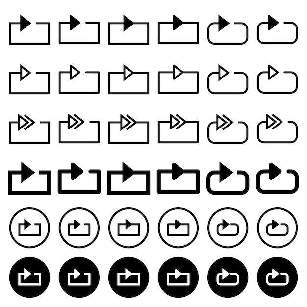 Arrow icon related to circulation and direction