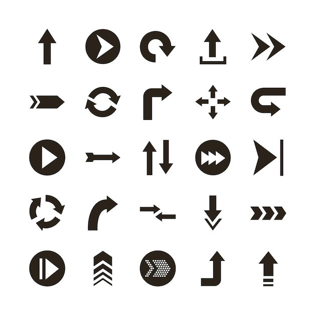 arrow icons