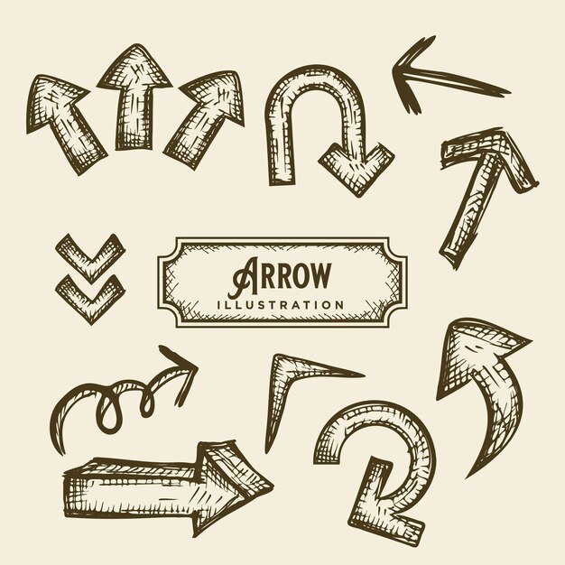 Vector arrow illustration