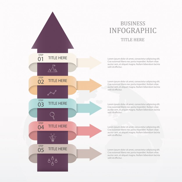 Arrow infographics