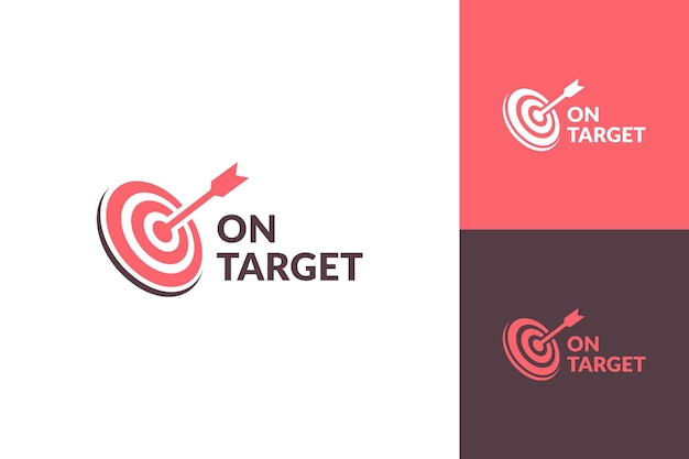 Arrow logo on target