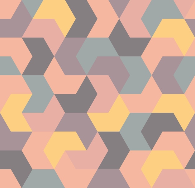 Arrow seamless pattern. Endless background of geometric shapes.