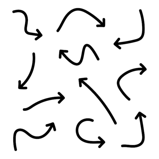 arrow shape vector