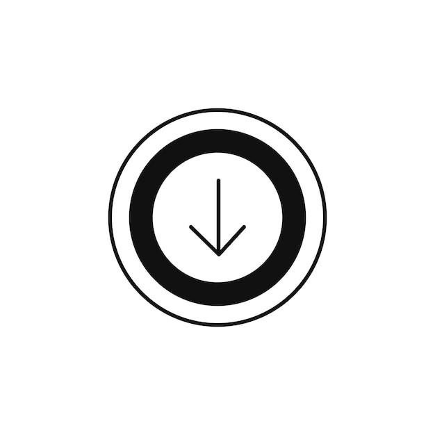 arrow sign vector type icon