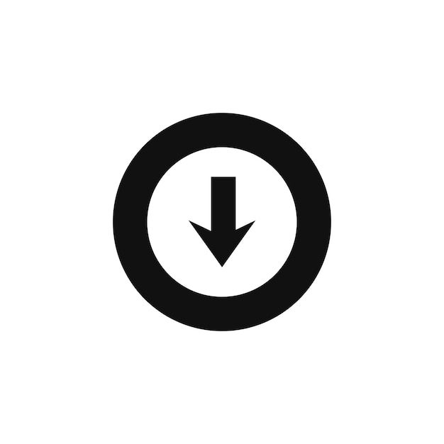 arrow sign vector type icon