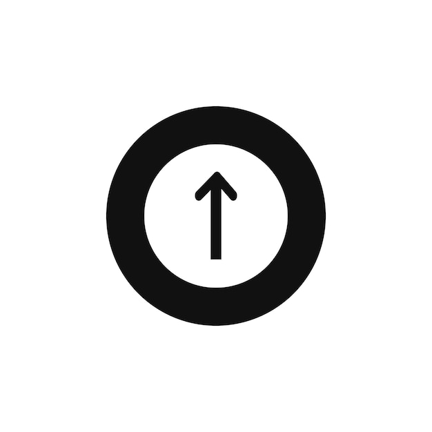 arrow sign vector type icon