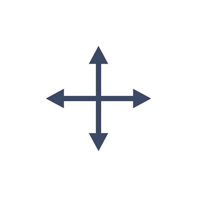 Arrow symbol icon vector template