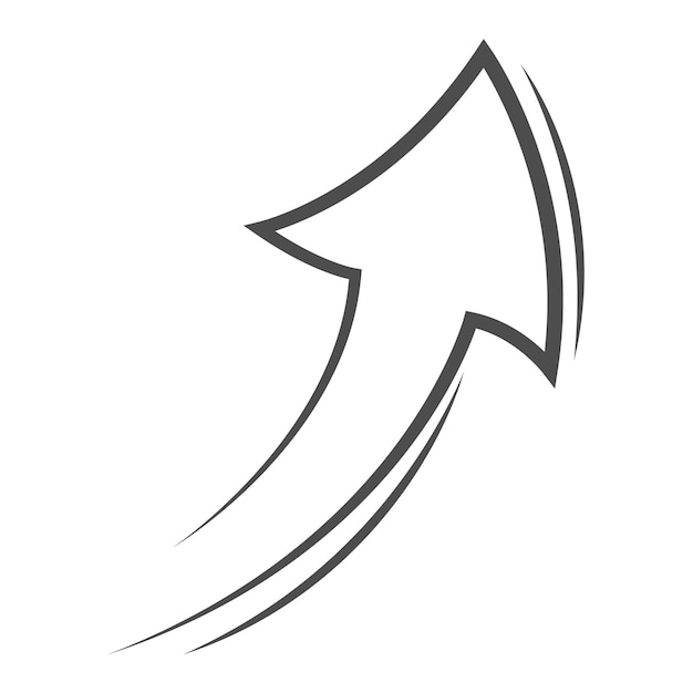 Arrow vector icon illustration design