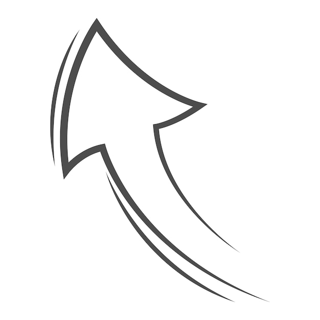 Arrow vector icon illustration design