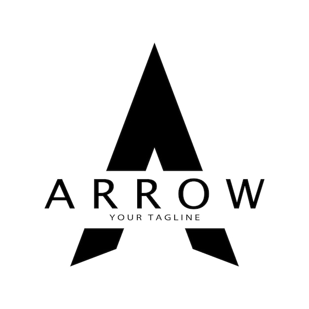 Arrow vector illustration icon Logo Template design