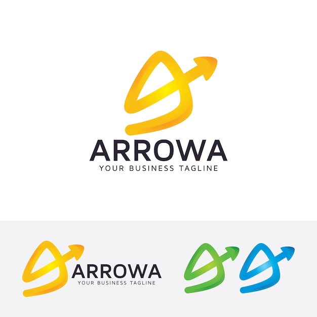 Arrow vector logo template