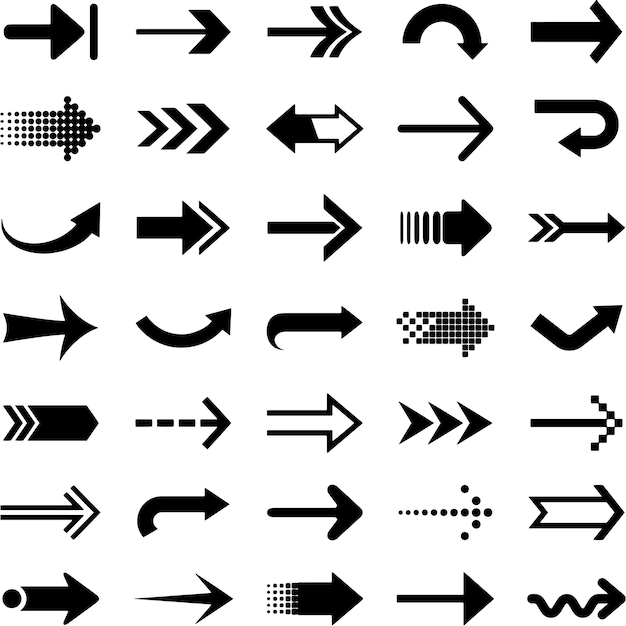 Arrows design elements