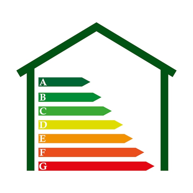 Arrows energy saving Ecology concept Vector illustration Stock image