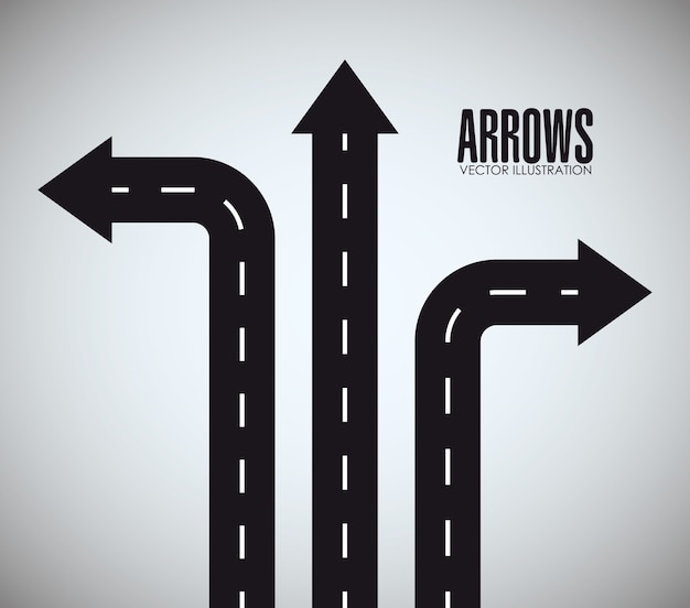 Arrows icons design