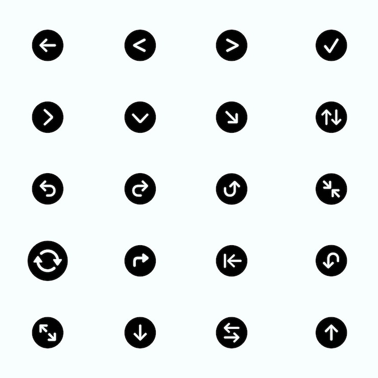 Vector 箭頭圖標
