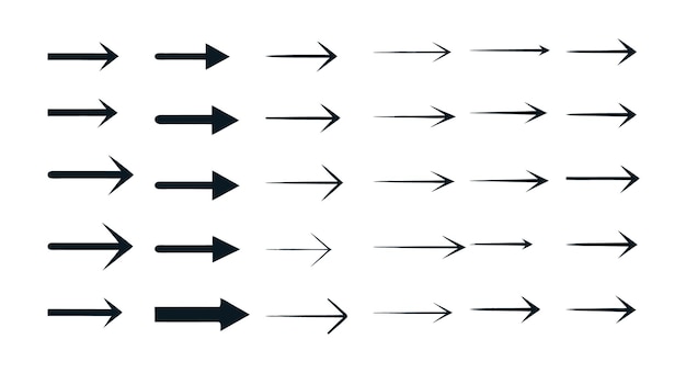 arrows set collection genereted ai