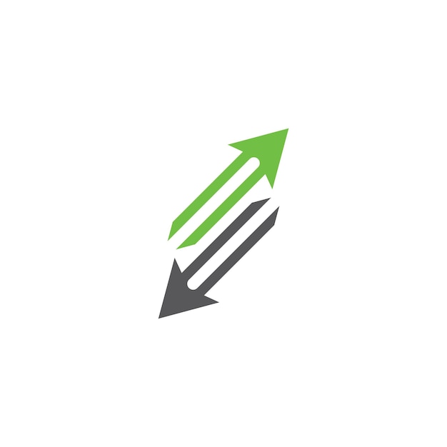 Arrows vector illustration icon Logo Template