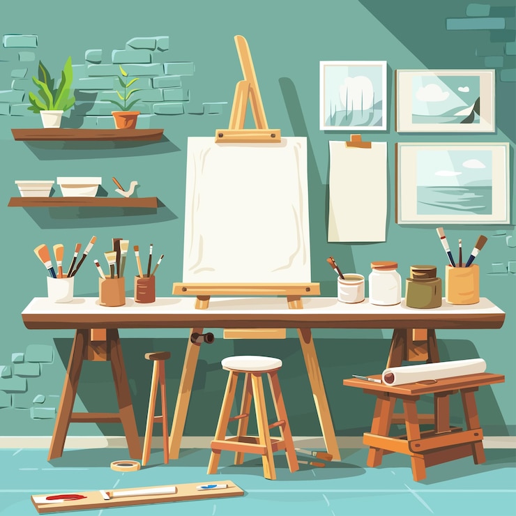 Art_class_studio_furniture_equipment_for_artists
