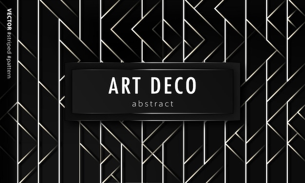 Art deco Abstract background Free Vector