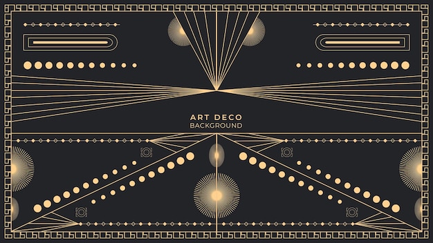 Vector art deco achtergrond