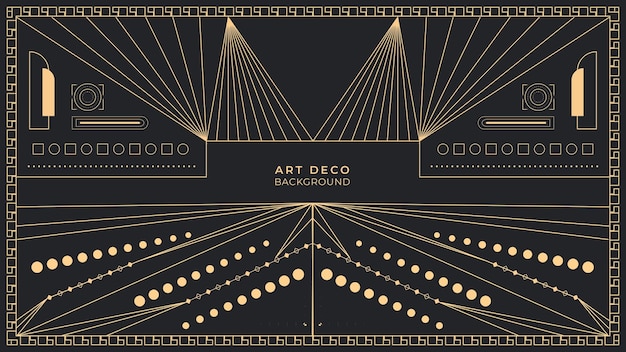 Art Deco achtergrond