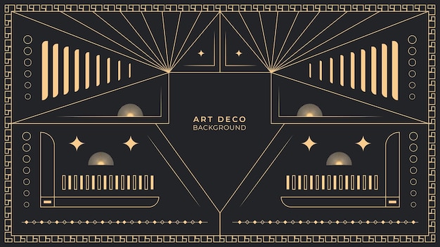 Art Deco achtergrond