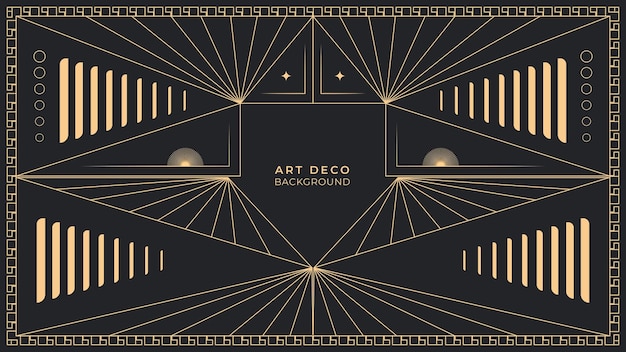 Vector art deco achtergrond