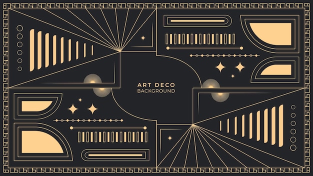 Vector art deco achtergrond