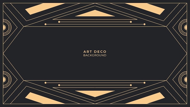 Vector art deco background