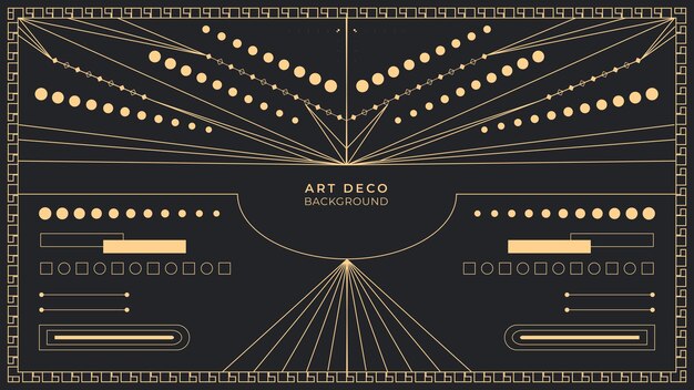 Sfondo art deco