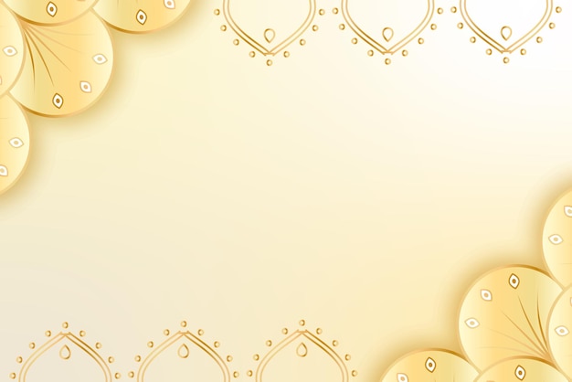 Art Deco Elegant Gold Background