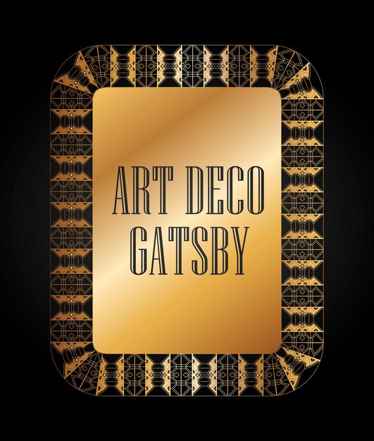 Design di elementi art deco