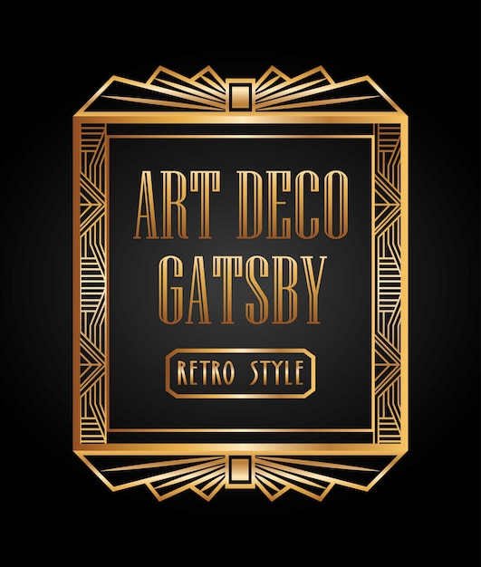 Art deco element ontwerp