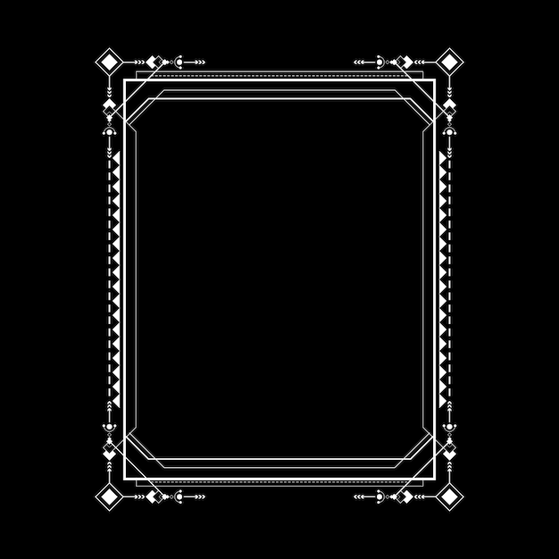 art deco exclusive frame