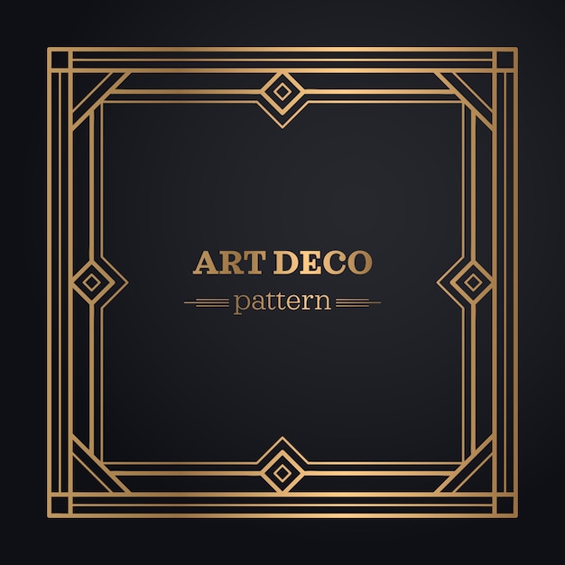 Art deco frame achtergrond