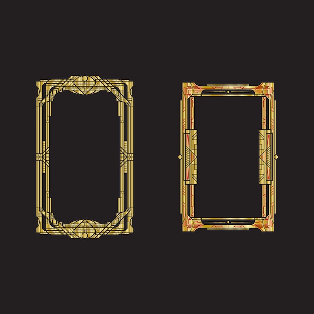 Набор art deco frame