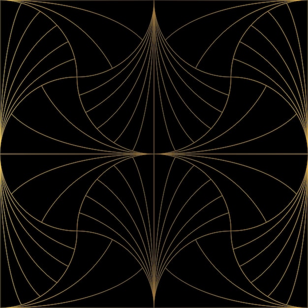 Art deco line pattern 3