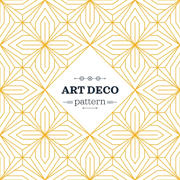 Art deco monochroom naadloze arabische zwart-wit behang of achtergrond met hipster label of badge