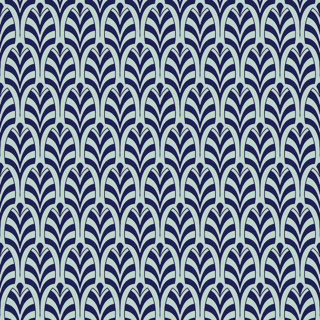 Art deco naadloze patroon, geometrische achtergrond voor ontwerp, dekking, textiel, behang, decoratie in vector