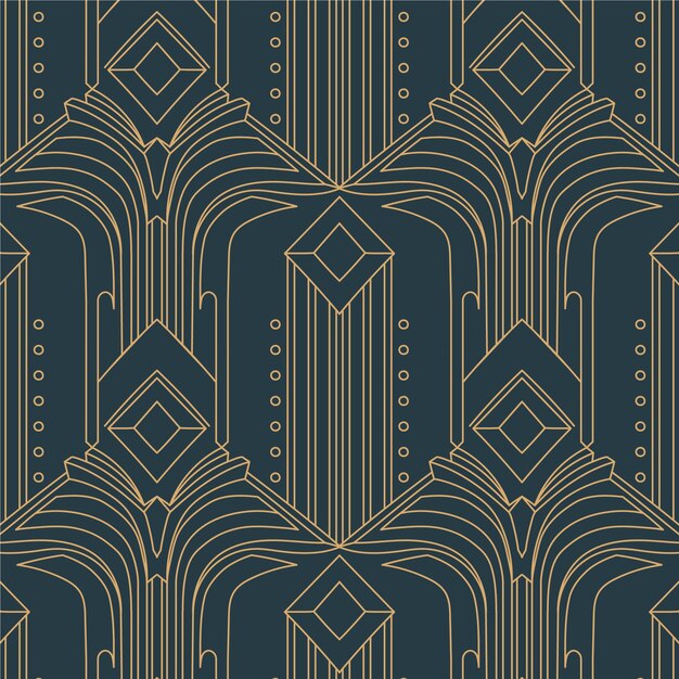 Art deco pattern design