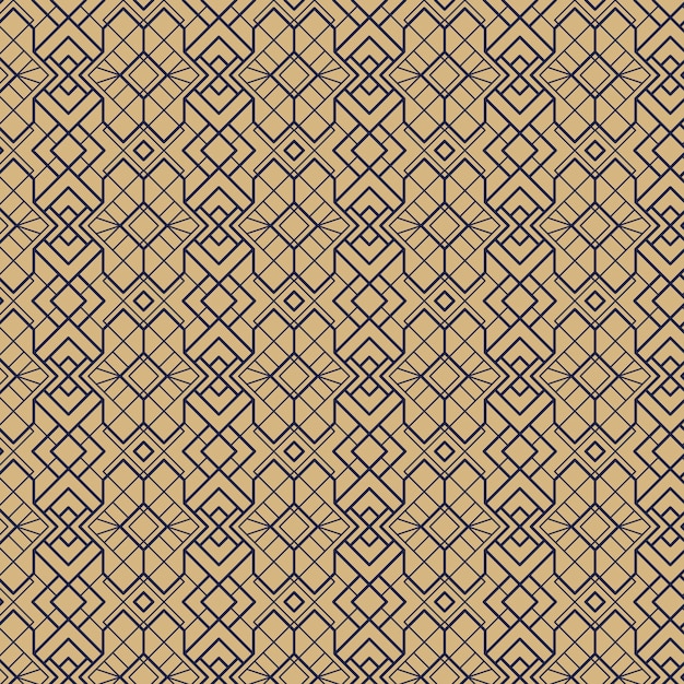 Vector art deco pattern design