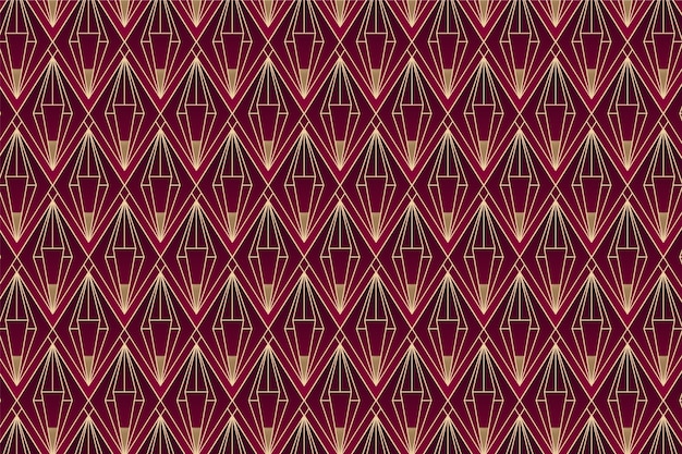 Vector art deco pattern design