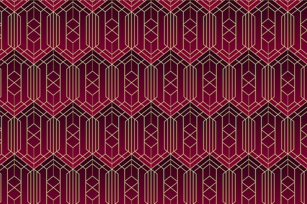 Vector art deco pattern design