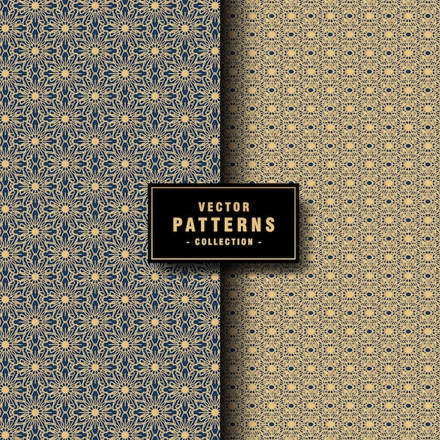 Art deco pattern. Luxury pattern collection