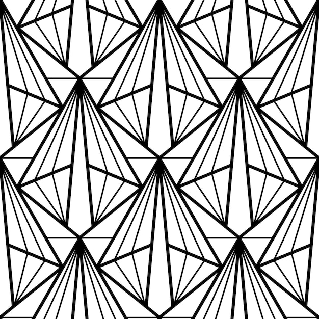 Premium Vector | Art Deco Pattern Vector background in the 1920s style