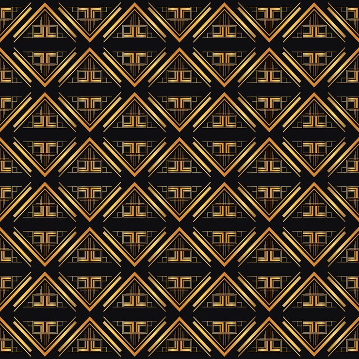 Vector art deco pattern vector