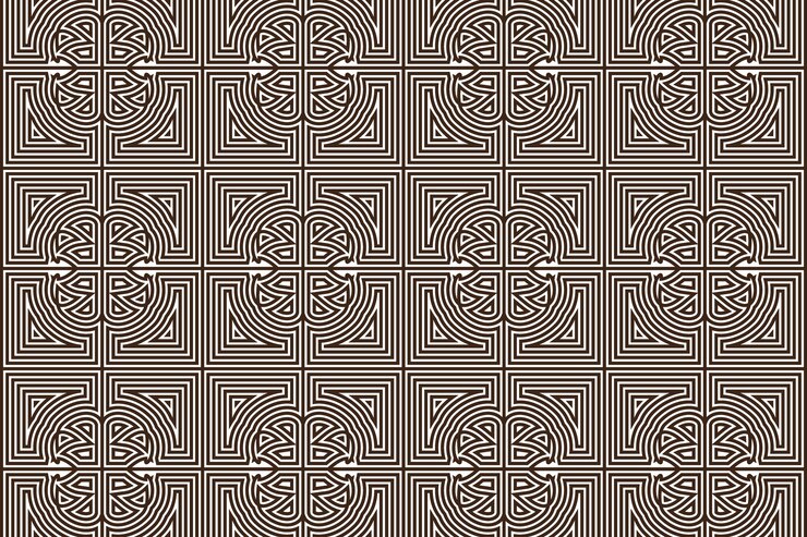 Vector art deco seamless pattern background design