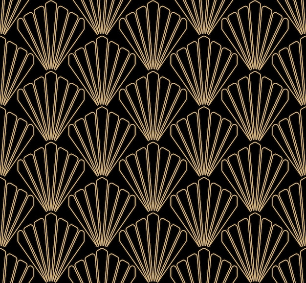 Art deco seamless pattern design