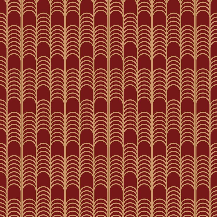 Vector art deco seamless pattern illustration