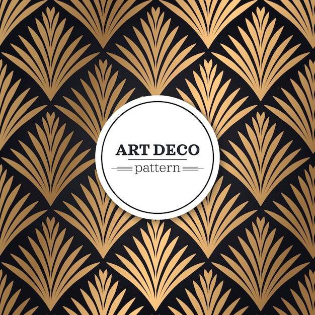 Vector art deco seamless pattern